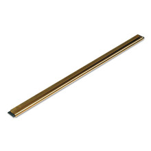 Golden Clip Brass Channel with Black Rubber Blade and Clip, Straight | Unger