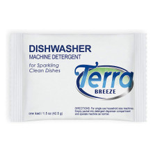 Terra Breeze Auto Dish Detergent Powder, 1.5 oz/42.5 g Packet (200 Case)