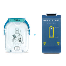 Philips HeartStart OnSite Replacement Battery + Adult Electrode Pads