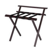 Metropolitan Luggage Rack with Backrest, Brown (4-Pack) | H1S