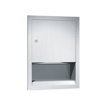 American Specialties C-Fold Paper Towel Dispenser, Recessed