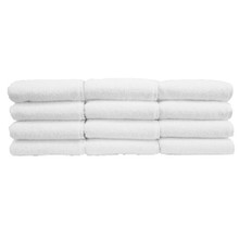 16x27 Hand Towel, White, Durability Series, 3 lbs (12 Towels)