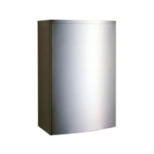 12.75 Gallon Stainless Steel Rectangular LinerMate Surface Mounted Trash Can | Bobrick