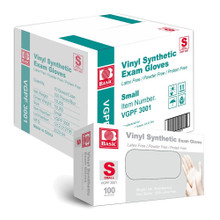 Clear Vinyl Exam Gloves, Small (1000/case)