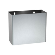 2 Gallon Stainless Steel Rectangular Surface Mounted Trash Can | American Specialties