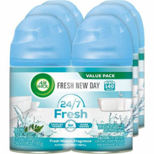 Air Wick Freshmatic Ultra Automatic Spray Refill, Fresh Waters, Aerosol, 6.17 oz, 82093 (6/case)
