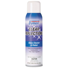 Clear Reflections Glass and Mirror Cleaner, 20 oz Aerosol Spray, 12/Carton