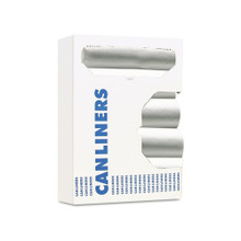 16 Gallon Can Liners, 24" x 33", 6 Mic, High-Density, Light-Grade, Natural (1000/Case) | Boardwalk