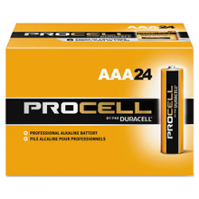 Duracell Procell Alkaline Batteries, AAA, 24/Box
