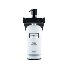 Beekman 1802 Fresh Air Aquamenities Black Stainless Steel 1 Chamber Refillable Dispenser