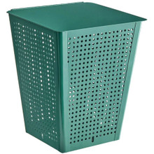 Doggy Do 5.2 Gallon Green Aluminum Waste Basket with Lid | Namco