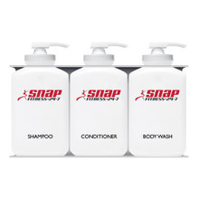 Snap Fitness Bulk Personal Care 3 Chambers Refillable Dispenser