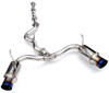 Invidia Dual N1 Titainum TIp Cat Back Exhaust HS08STIGTT, 2008-2013 Subaru WRX STI Hatch