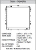 CSF 07-19 Toyota Tundra 5.7L Radiator (7031)