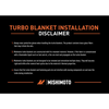 Mishimoto Titanium Turbo Blanket - 2020+ Toyota Supra GR 3.0L B58 (MMTB-SUP-20)
