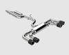 MBRP T304 Stainless Steel 3in Cat-Back, Quad Rear Exit- CF Tips (S46133CF) 2022 Volkswagon Golf R MK8