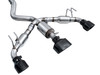 AWE Track Edition Exhaust for GR Corolla - Diamond Black Tips (3020-53472)