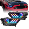 Oracle Dynamic ColorSHIFT RGB+A -Black Edition Headlights 15-17 Ford Mustang (8199-332)