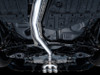 AWE Track Edition Exhaust for FL5 Civic Type R - Triple Chrome Silver Tips 3020-52287