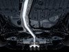 AWE Track Edition Exhaust for FL5 Civic Type R - Triple Diamond Black Tips 3020-53287