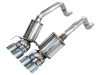 AWE Touring Edition Axleback Exhaust for C6 Chevrolet Corvette 6.2L (2009-2013) - Chrome Silver Tips 3015-42662