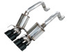 AWE Touring Edition Axleback Exhaust for C6 Chevrolet Corvette 6.2L (2009-2013) - Diamond Black Tips 3015-43662