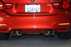 Dinan Free Flow Axle-Back Exhaust - 2015-2020 BMW M3/M4 F80 F82 (D660-0050-BLK)