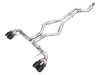 AWE Tuning Track Edition Exhaust - Diamond Black Tips 2022-2026 BMW M240i (G42) (3020-43240)