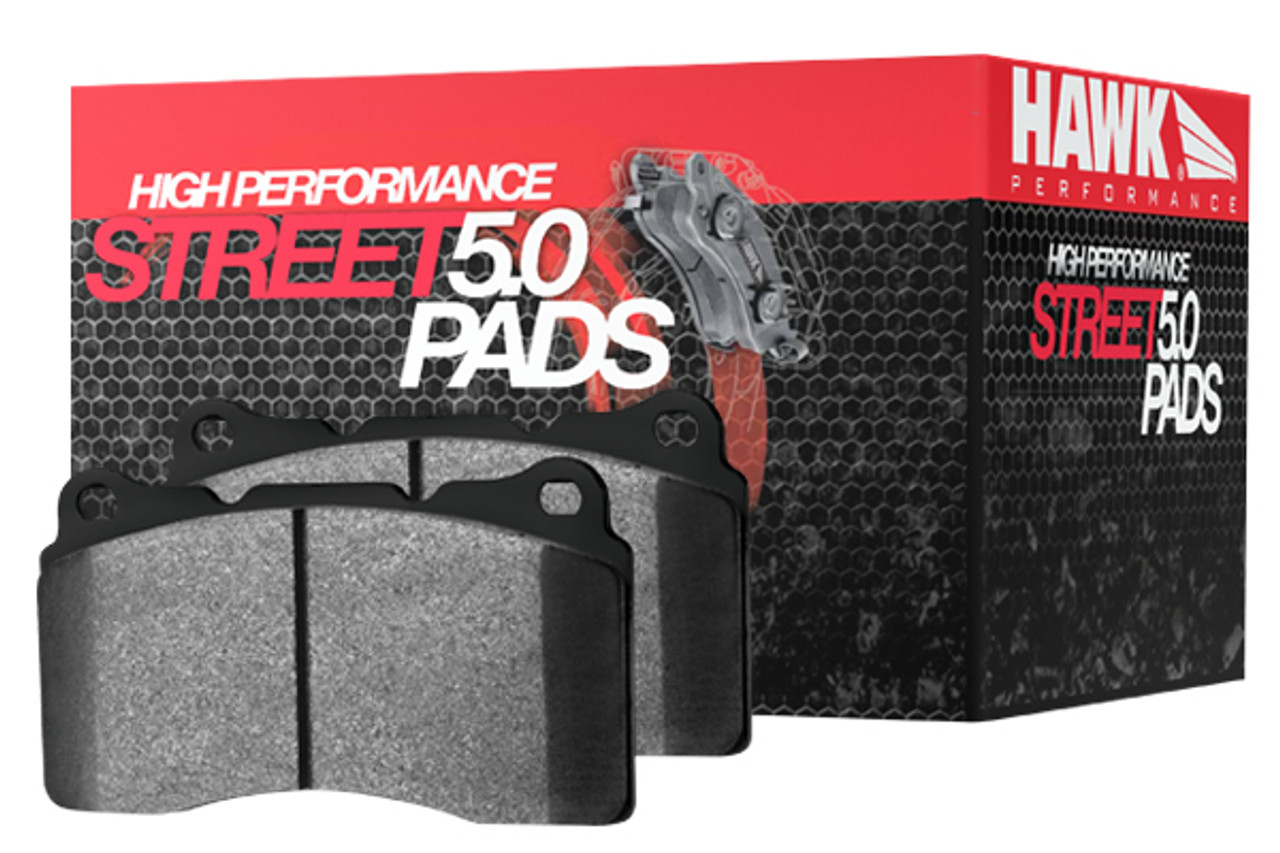 Hawk 5.0 Performance Street Brake Pads (Front) HB551B.748, 2007-2012 BMW 335i