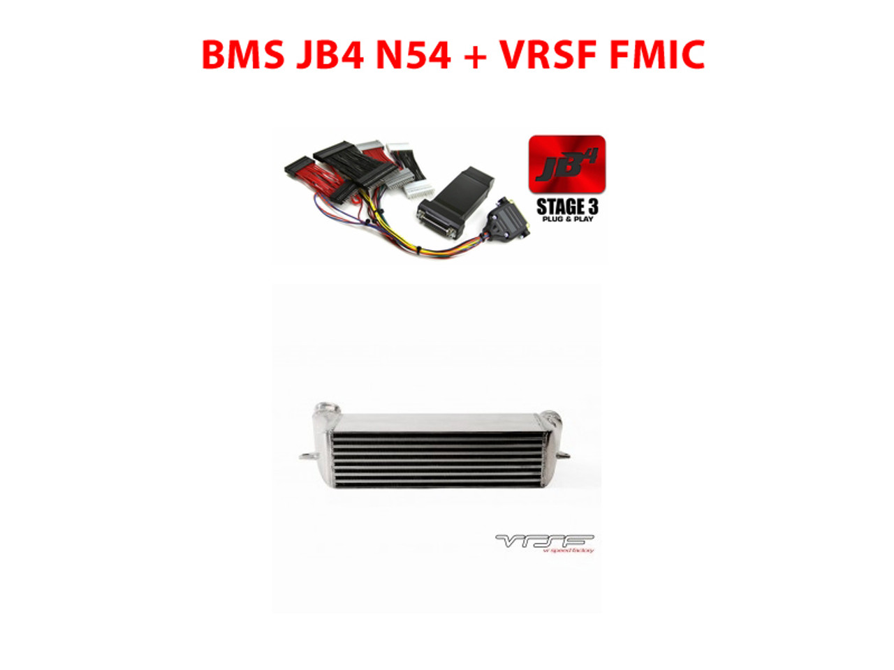 BMS Power Package 5: BMS JB4 N54 and VRSF BMW Intercooler BMS Power Package 5: BMS JB4 N54 and VRSF BMW Intercooler