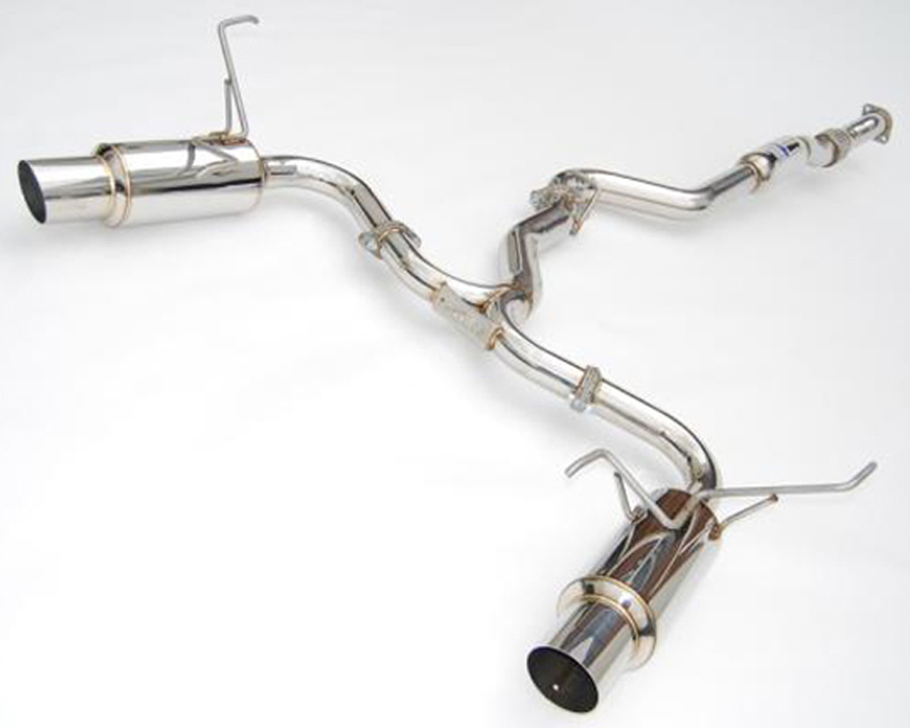 Invidia Dual N1 Cat Back Exhaust HS08STIGTP, 2008-2011 Subaru STI Hatchback