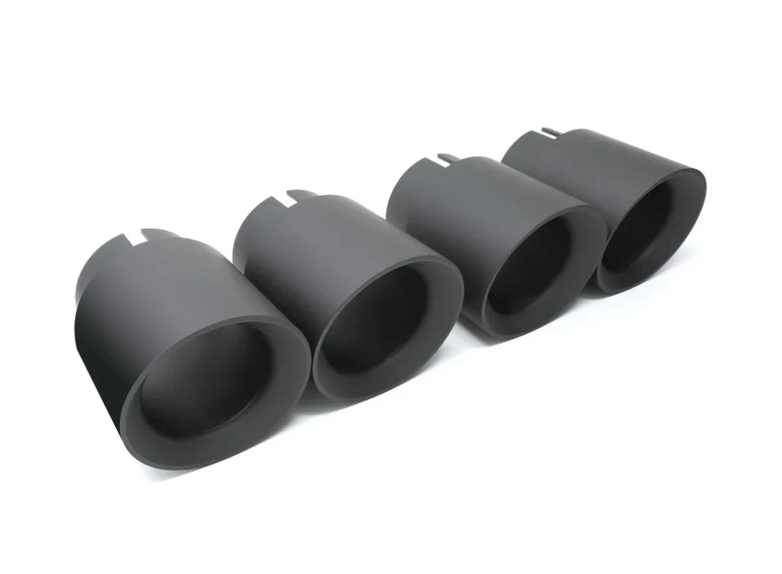 Burger Motorsports Straight Cut 3.75" Billet Exhaust Tips BMW M3 M4 F80 F82