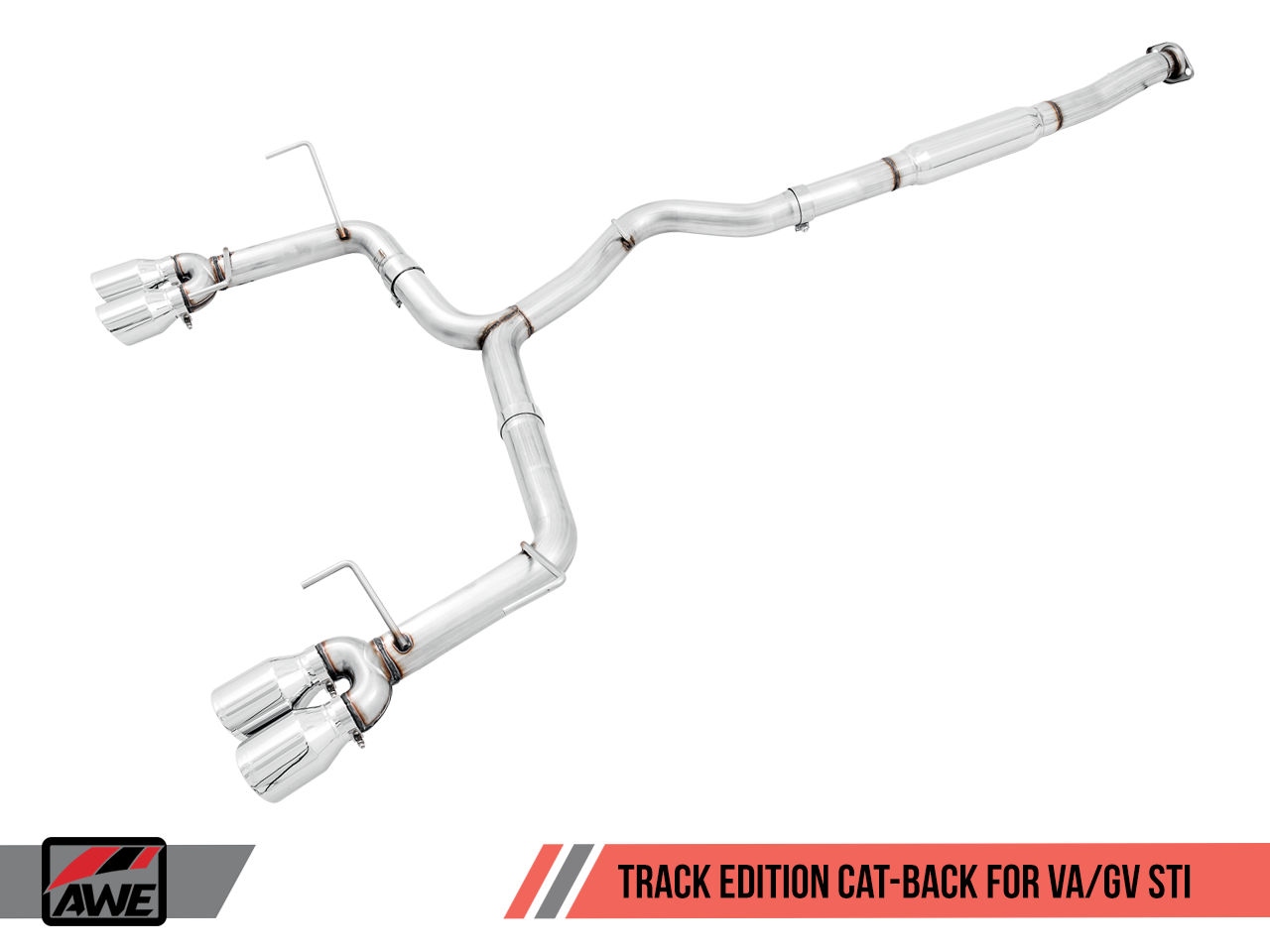 AWE Tuning Track Edition Exhaust 2011-2018 Subaru WRX / STI