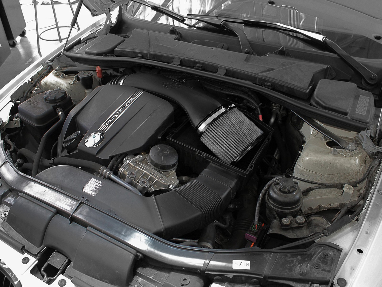 aFe Magnum FORCE Stage-2 Cold Air Intake System Pro Dry S 51-31912 for 2011-2012 BMW 135i 335i N55