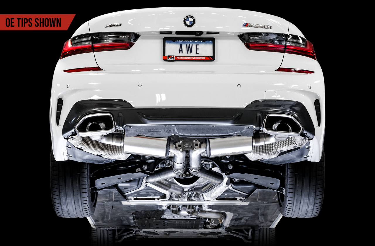 AWE Touring Edition Exhaust for BMW G20 M340i (3015-11058)