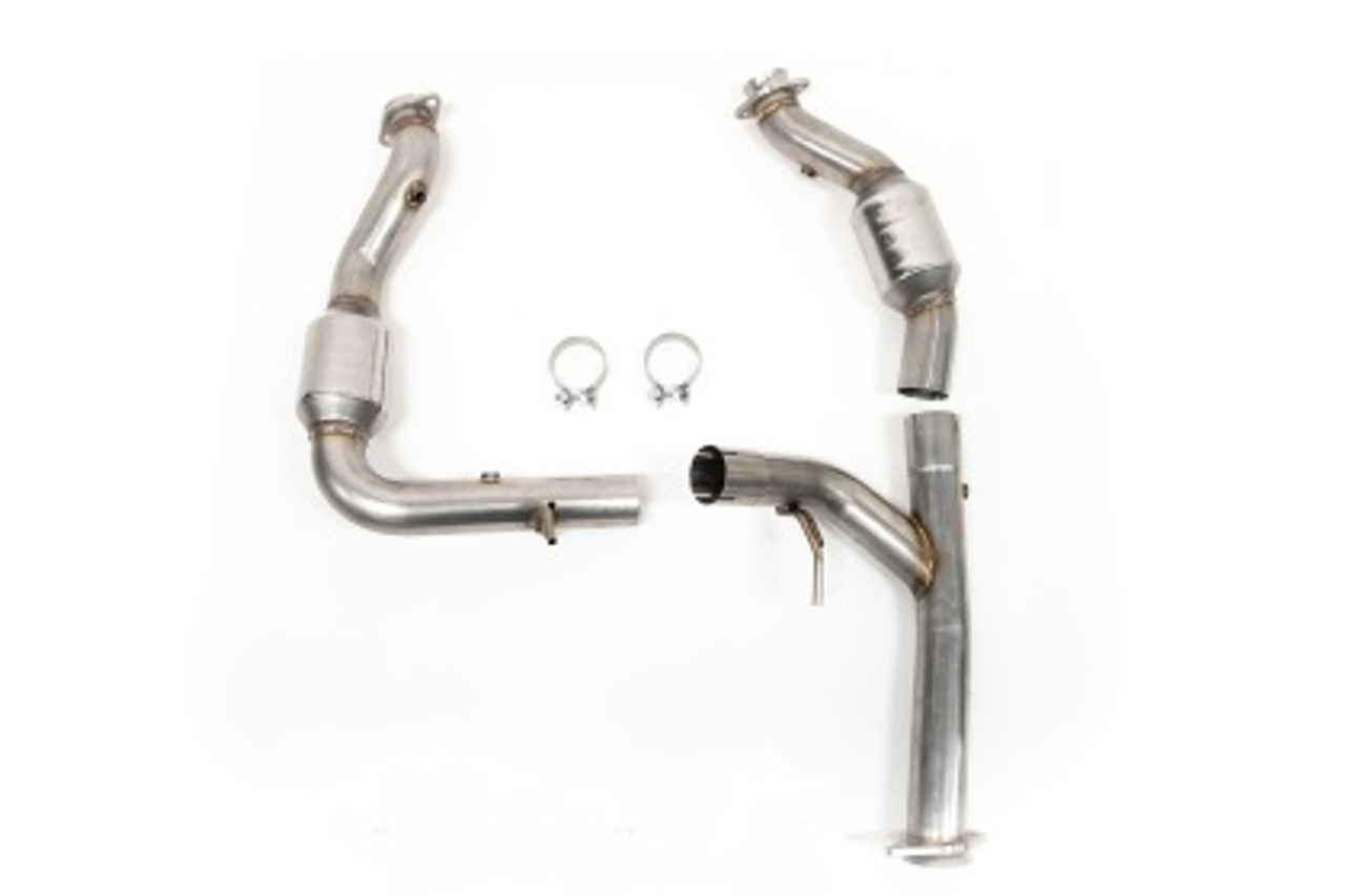 AMS 3" Catted Downpipe Fits 2015-2019 Ford F-150 3.5L EcoBoost (AMS.32.05.0001-1)