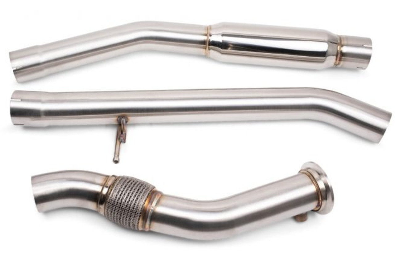 VRSF M57 Downpipe & Midpipe Combo Upgrade for 2008 – 2013 BMW X5D & X6D E70/E71