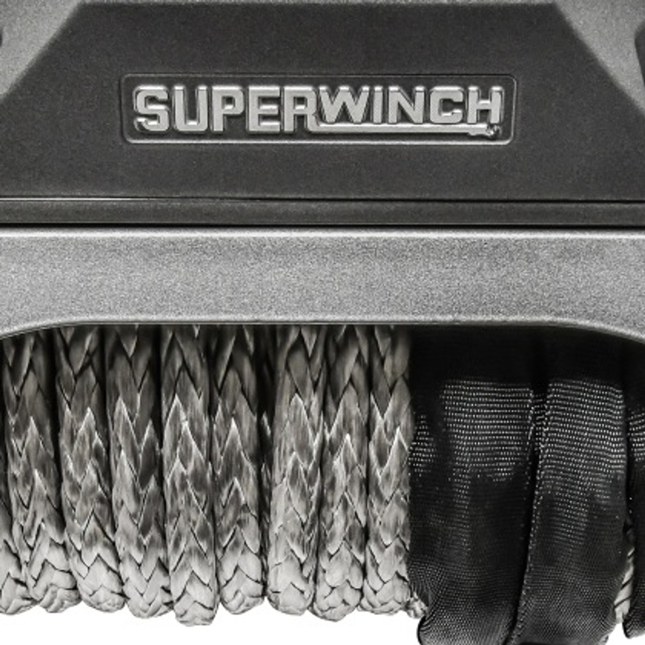 Superwinch 12000 LBS 12 VDC 3/8in x 80ft Synthetic Rope SX 12000SR Winch - Graphite (1712201)