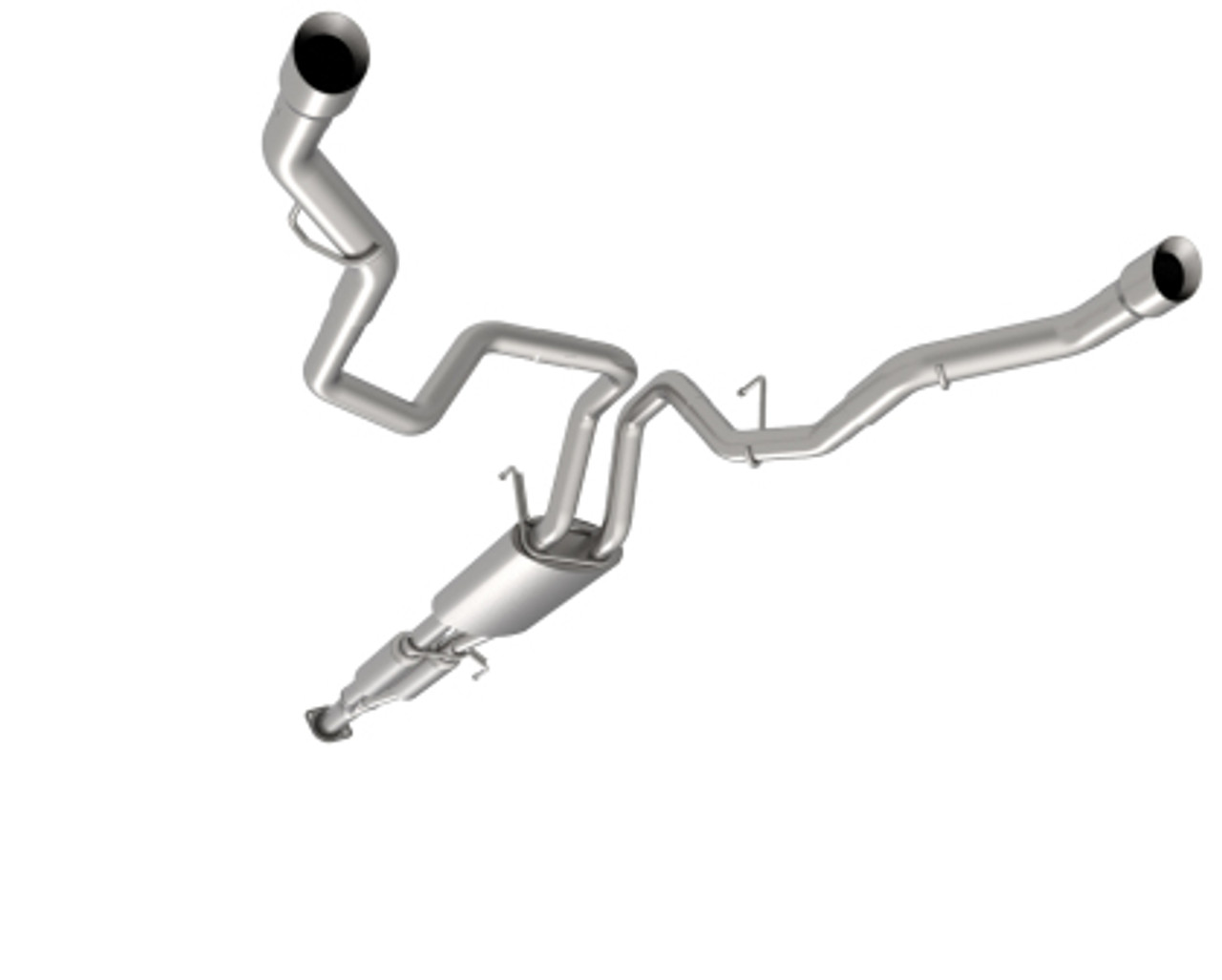 Kooks Dual Cat-Back Rear Exit Exhaust w/Polished Tips 15-20 Ford F150 2.7/3.5/5.0L  (13604210)