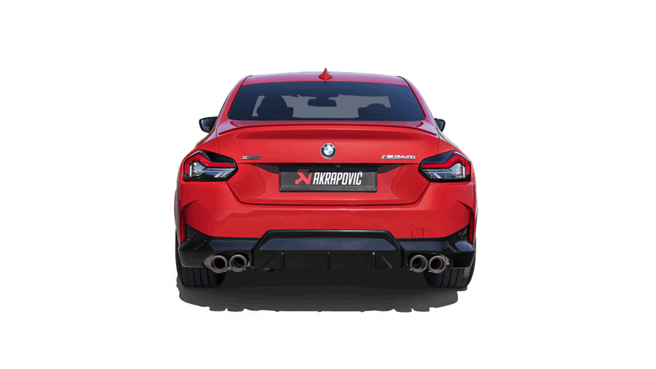 Akrapovic BMW M240i G42 Slip On Line Titanium Axle Back Exhaust (S-BM/T/32H)