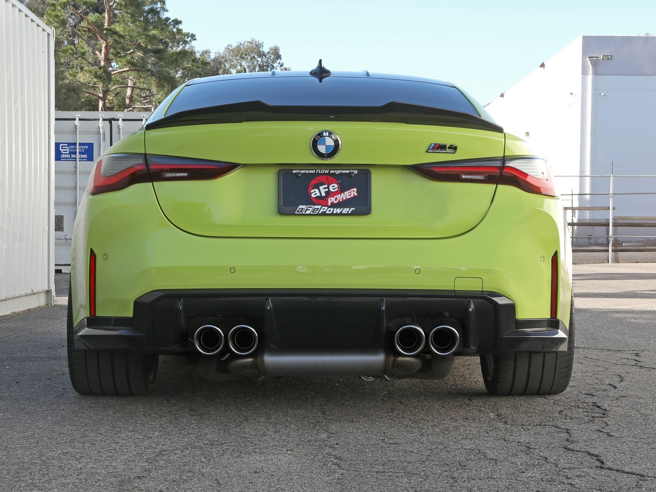 AFE MACH Force-Xp Cat Back Exhaust (49-36351-P) Polished Tips 2021+ BMW G80 M3 / G82 M4