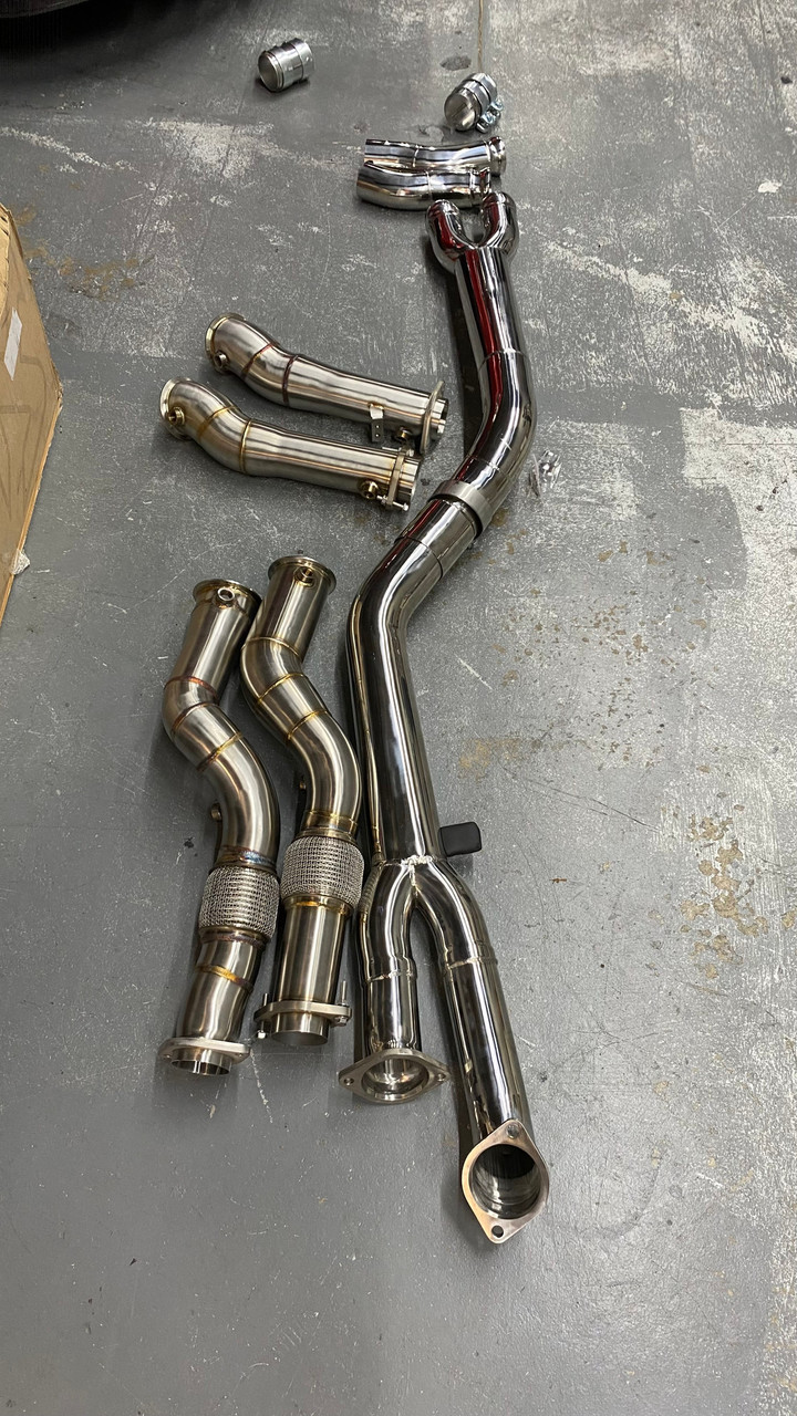 MAD Fat Boy 3.5" Downpipes BMW G80 M3 / G82 M4 (MAD-4047)