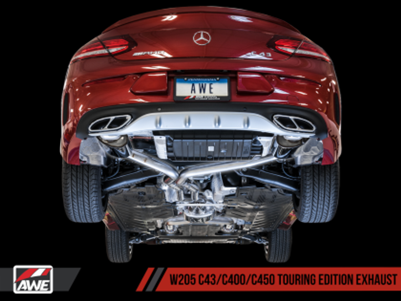 AWE Touring Edition Exhaust for Mercedes-Benz W205 AMG C43 / C450 / C400 (3015-31012)