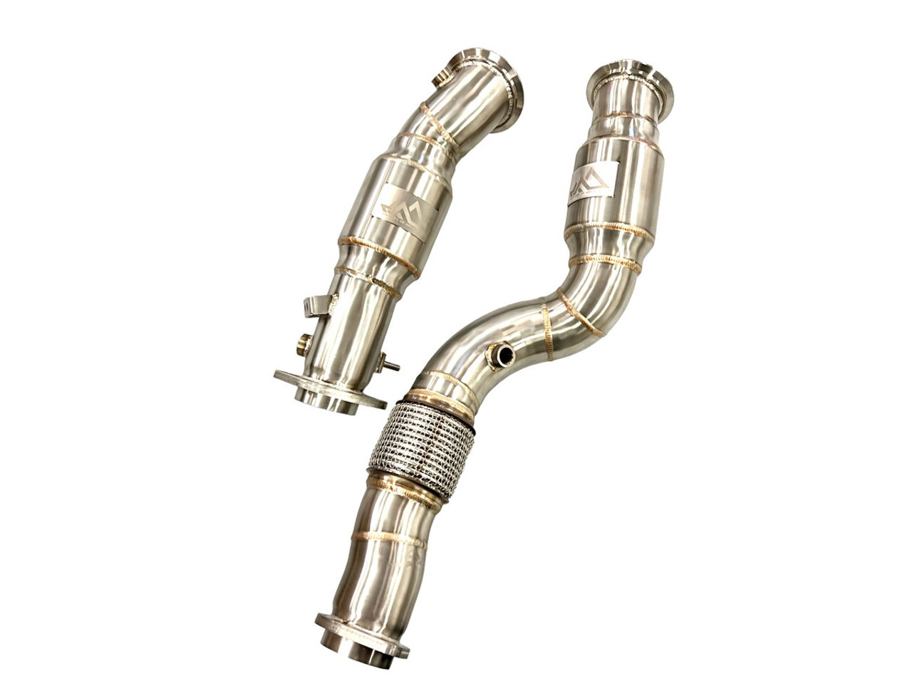 MAD Resonated Downpipes 2021+ BMW M3 M4 G80 G82 & M2C S58
