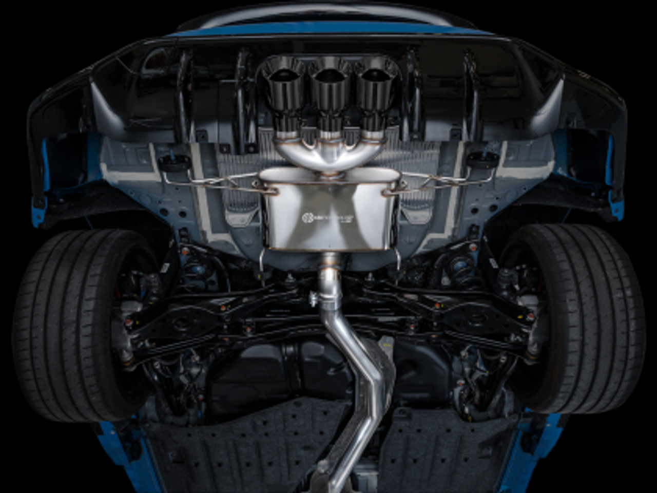 AWE Touring Edition Exhaust for FL5 Civic Type R - Triple Diamond Black Tips 3015-53287