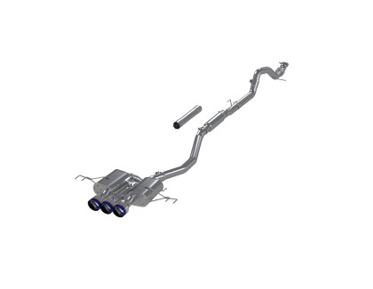 MBRP 3in Cat Back Exhaust W/ Burnt Tips S49023BE 2023-2025 Honda Civic Type R FL5 2.0L F/I
