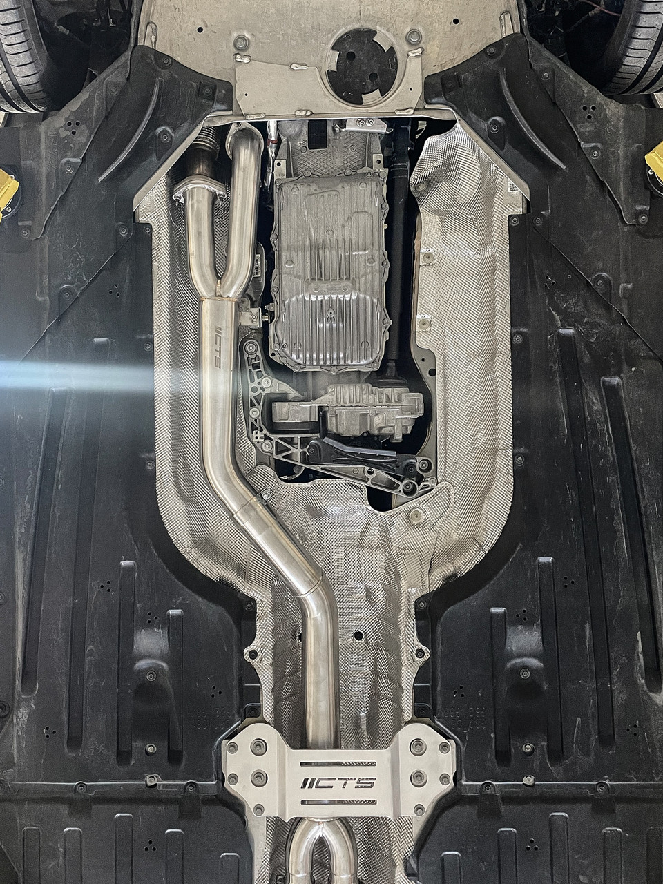 CTS Turbo BMW S58 G80 M3/G82/G83 M4 Single Mid Pipe  CTS-EXH-TP-0032