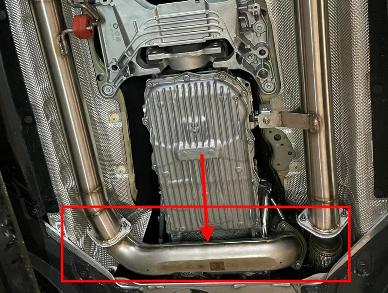 FTP BMW S58 G80/G82/G87 M2/M3/M4 Crossover Exhaust Pipe. (Intermediate Pipe)