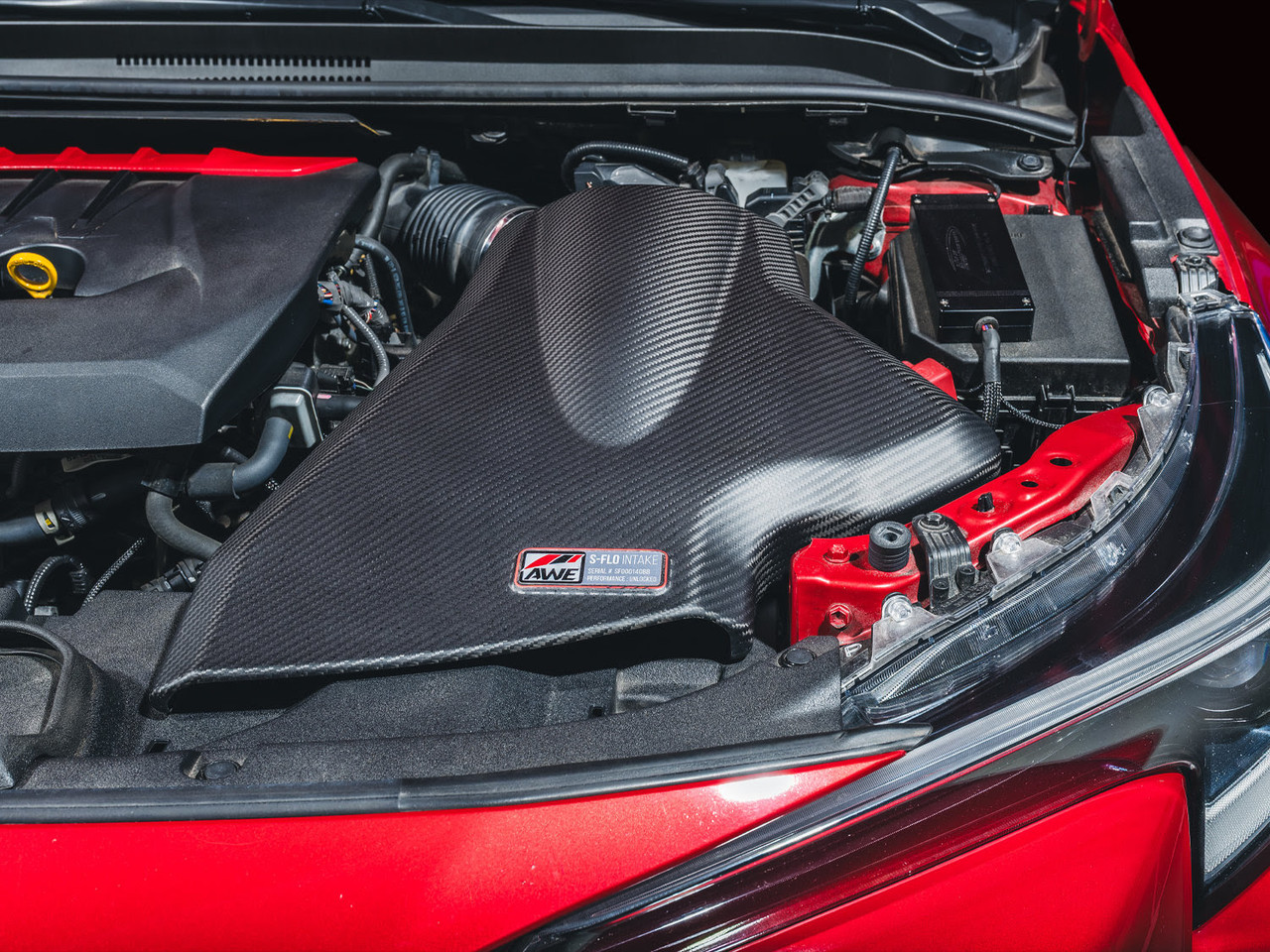 AWE Tuning S-FLO Carbon Fiber Intake - 2023-2024 Toyota GR Corolla (2660-15316)
