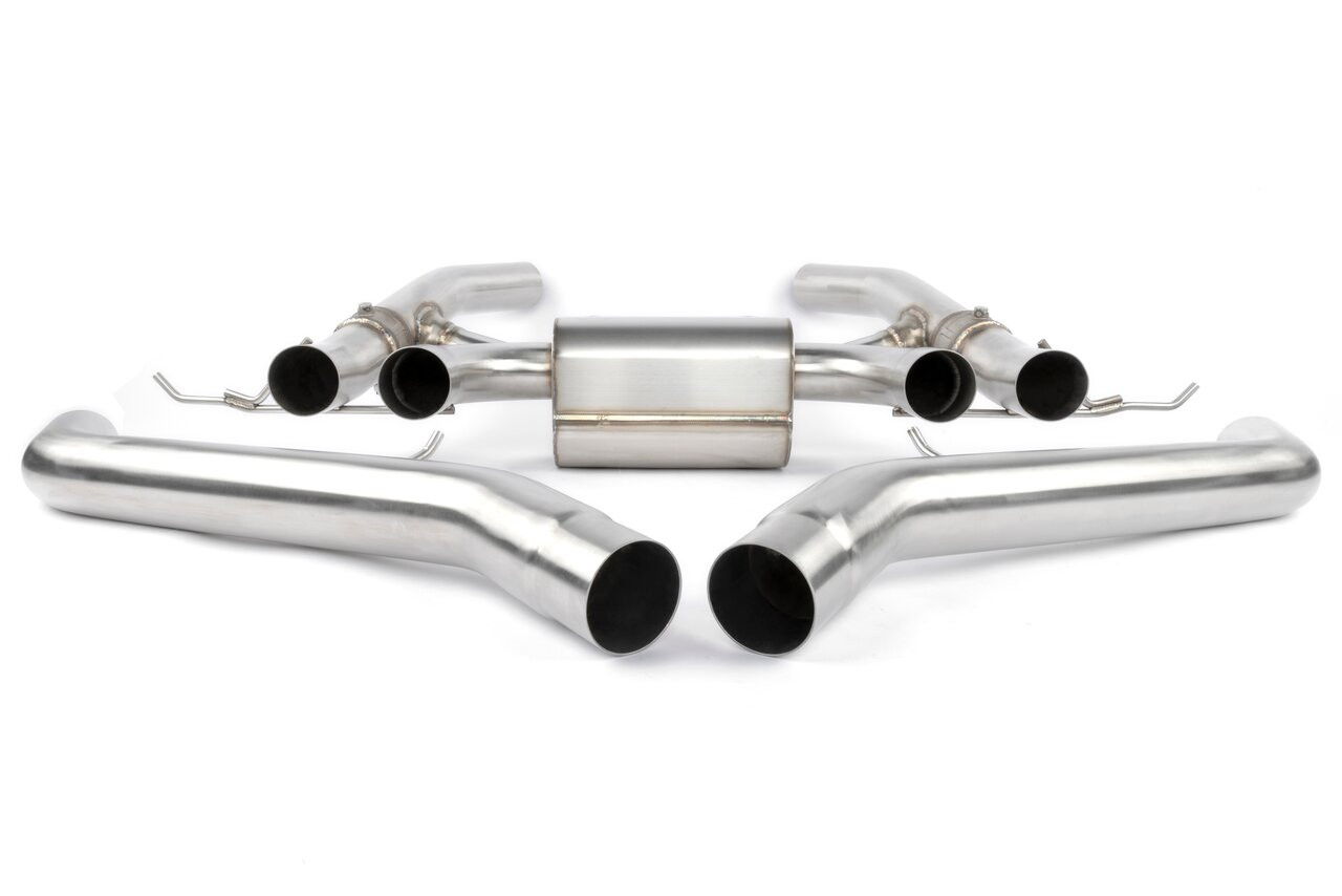 Dinan Valved Axle-Back Exhaust - 2021-2026 BMW M3/M4 G80 G82 (D660-0093-BLK)